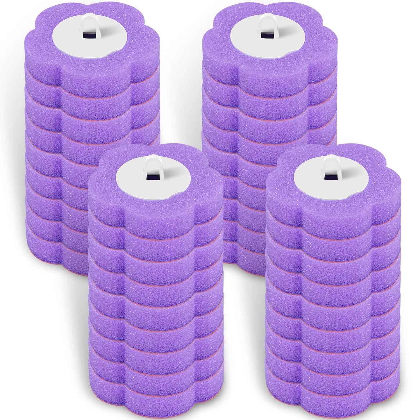 18/36Pcs Disposable Toilet Brush Wall Mounted Toilet Brush with Extended Head